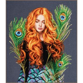 PN-0203533 The peacock's muse 38x46 cm