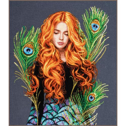 PN-0203533 The peacock's muse 38x46 cm