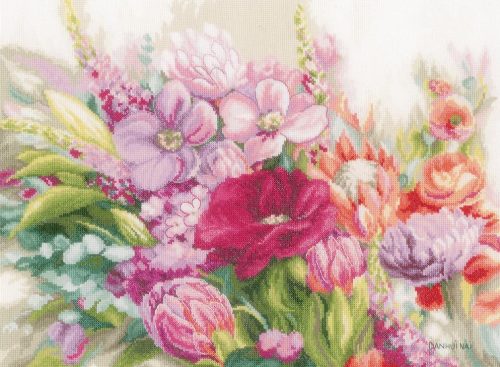 PN-0205167 Élénk színű virágok 47x37 cm