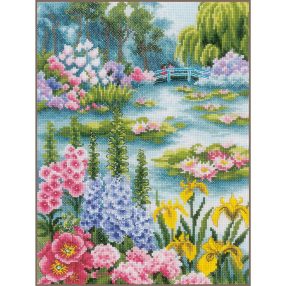 PN-0206666 By the water lily pond 24x33 cm
