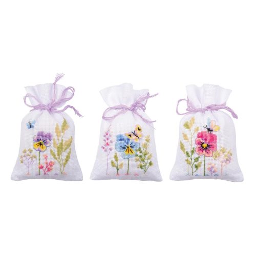 PN-0206744 Violets set of 3 8x12 cm