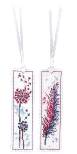 PN-0206895 Feather and fluff flower set of 2 6x20 cm