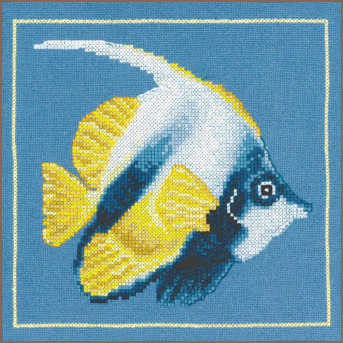 PN-0215370 Yellow angle fish 21x20 cm