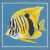 PN-0215385 Yellow zebra fish 21x20 cm