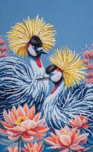 PN-0216165 Black crowned cranes 28x43 cm