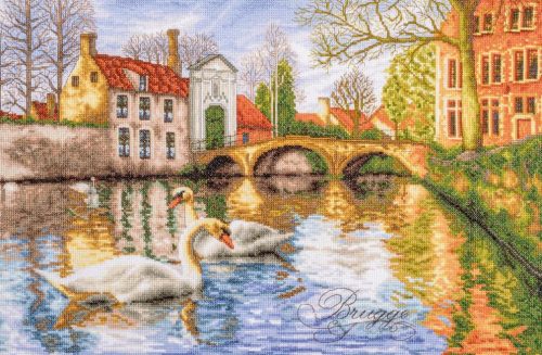 PN-0216170 Brugge hattyúi 52x36 cm