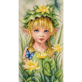 PN-0221118 Lily crowned Fairy 22x38 cm