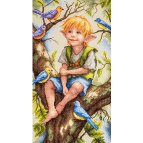 PN-0221128 Chatter among the leaves 22x38 cm
