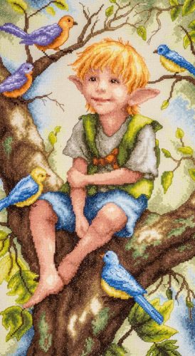 PN-0221128 Chatter among the leaves 22x38 cm