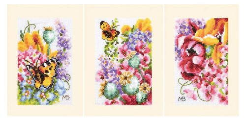 PN-0224152 Virágcsokor 3db-os 10,5x15 cm/db