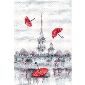 S1628 Vázlatok - 3 esernyő 10x15 cm