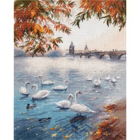 S1647 Őszi folyó 23x32 cm