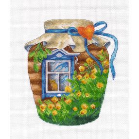 S1657 Nyár az üvegben 13x15 cm