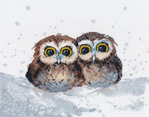S1665 Owl's gatherings 22x17 cm
