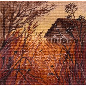 S1667 Tájkép pókhálóval 18x18 cm