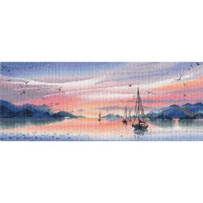 S1677 Rózsaszín este 37×15 cm