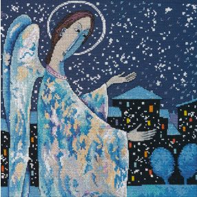 S1685 Karácsonyi angyal 25×25 cm