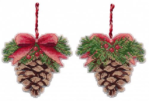 S1701 Karácsonyi toboz 9,3×8,5 cm