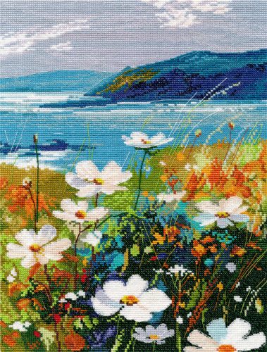 S1704 Virágos sziklafal 20×28 cm