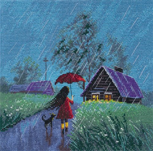 S1706 Nyári eső 18×18 cm