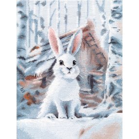 S1708 White bunny 21×29 cm