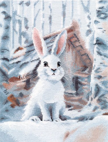S1708 Fehér nyuszi 21×29 cm