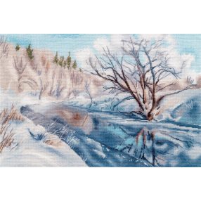 S1710 Februári azúr 34×24 cm