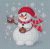 S1711 Snowman 16×18 cm