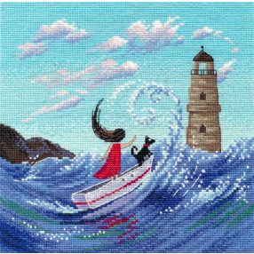 S1714 Hullámokon 18×18 cm