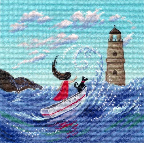 S1714 Hullámokon 18×18 cm