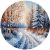 S1727 Snowy road 20×20 cm