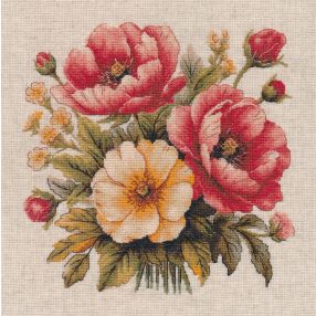 S1733 Enchanting bouquet 24×24 cm
