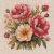 S1733 Enchanting bouquet 24×24 cm