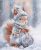 S1736 Fluffy little crafty squirrel 23×29 cm