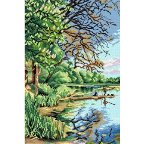 3525 Peder Mork Monsted - Halász 40x60 cm