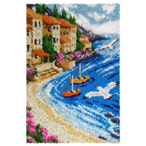 SA4269 Tengerparti házak 50x74,5 cm