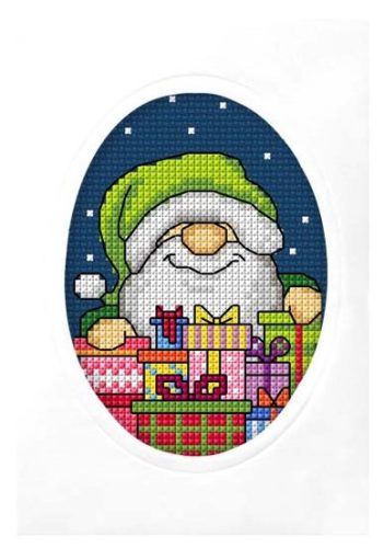 SA6325 Gnome with gifts 10,5x15 cm