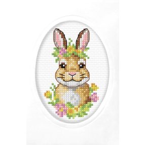 SA6329 Nyuszi - üdvözlőlap 10,5x15 cm