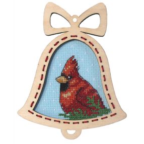 SA6645 Bell - Red Bird 14x11 cm
