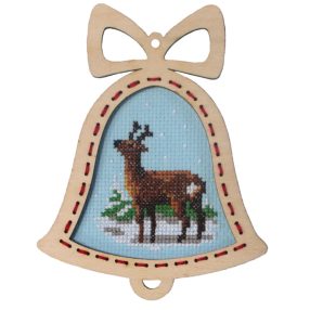 SA6646 Bell - Deer 14x11 cm