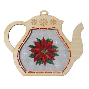 SA6650 Teapot - Poinsettia 14x17 cm