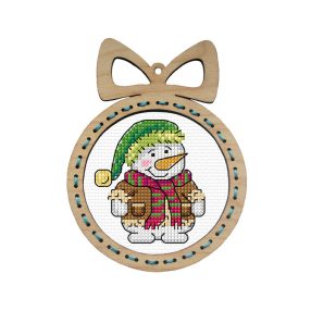 SA6673 Snowman 10x13 cm