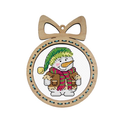 SA6673 Snowman 10x13 cm