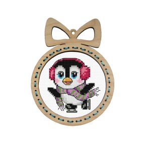 SA6675 Christmas Penguin 10x13 cm