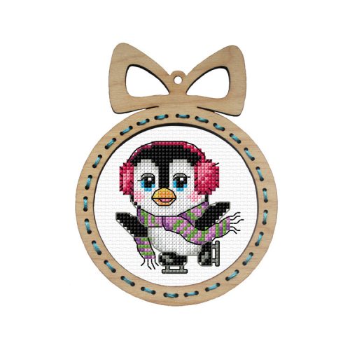 SA6675 Christmas Penguin 10x13 cm