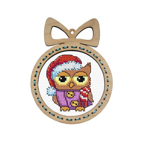 SA6676 Christmas Owl 10x13 cm