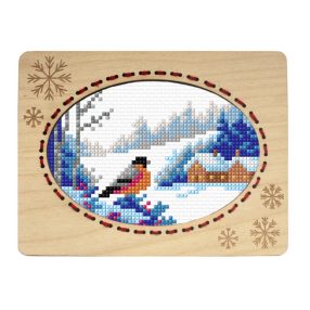 SA6678 Landscape with Bird 10,6x14,4 cm