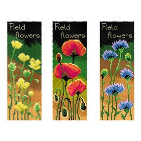 SA8705 Wild Flowers set of 3 6,5x19 cm
