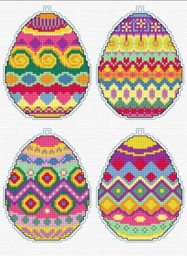 SA8719 Easter Eggs 9x11,5 cm