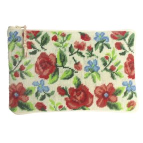 SA9856 Virágok - nesszeszeres táska 22x14,5 cm